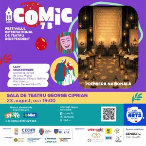 LADY SHAKESPEARE | 23 august, Sala Teatrului George Ciprian - PREMIERĂ NAȚIONALĂ